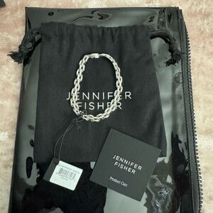 Jennifer Fisher Braided Silver Bracelet